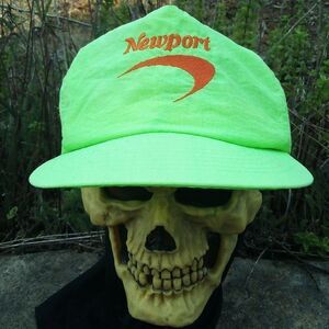 Vintage 90s Newport Neon Snap Back Hat